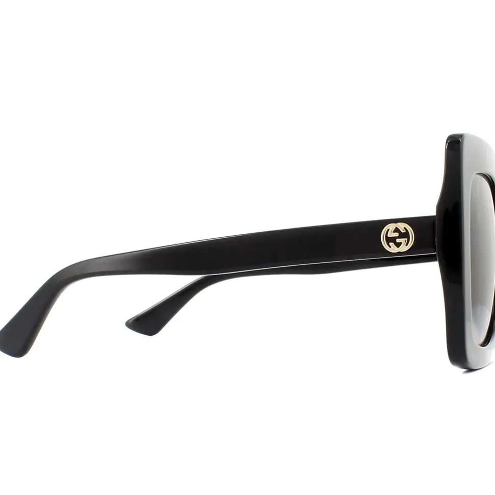 Square Black Grey Gradient Sunglasses