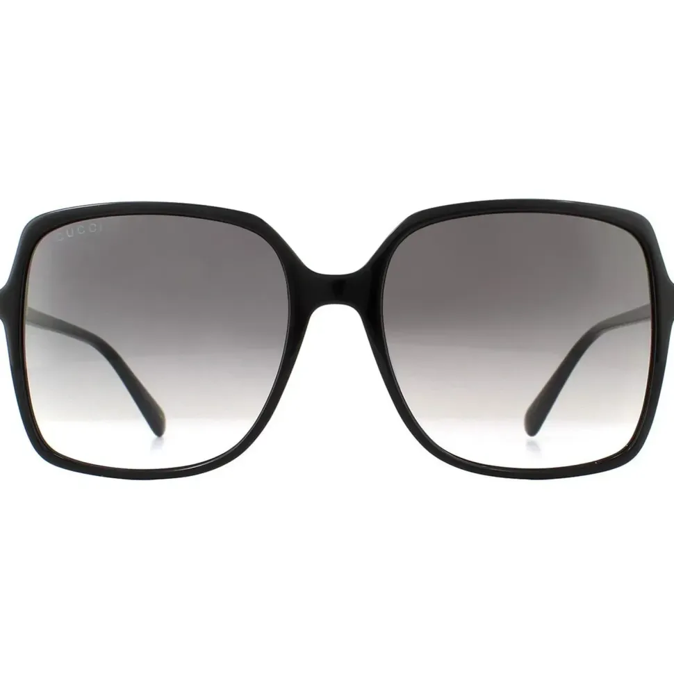 Square Black Grey Gradient Sunglasses