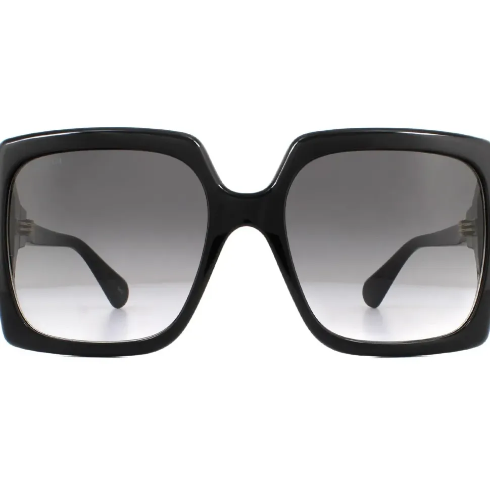 Square Black Grey Gradient Sunglasses
