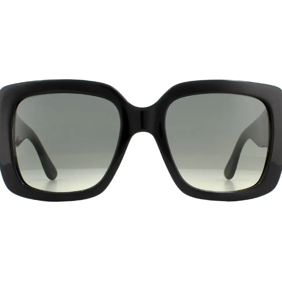 Square Black Grey Gradient Sunglasses GG0141SN