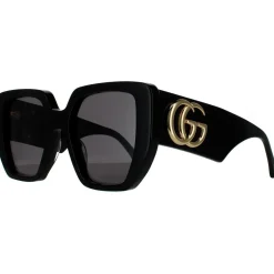Square Black Grey Sunglasses