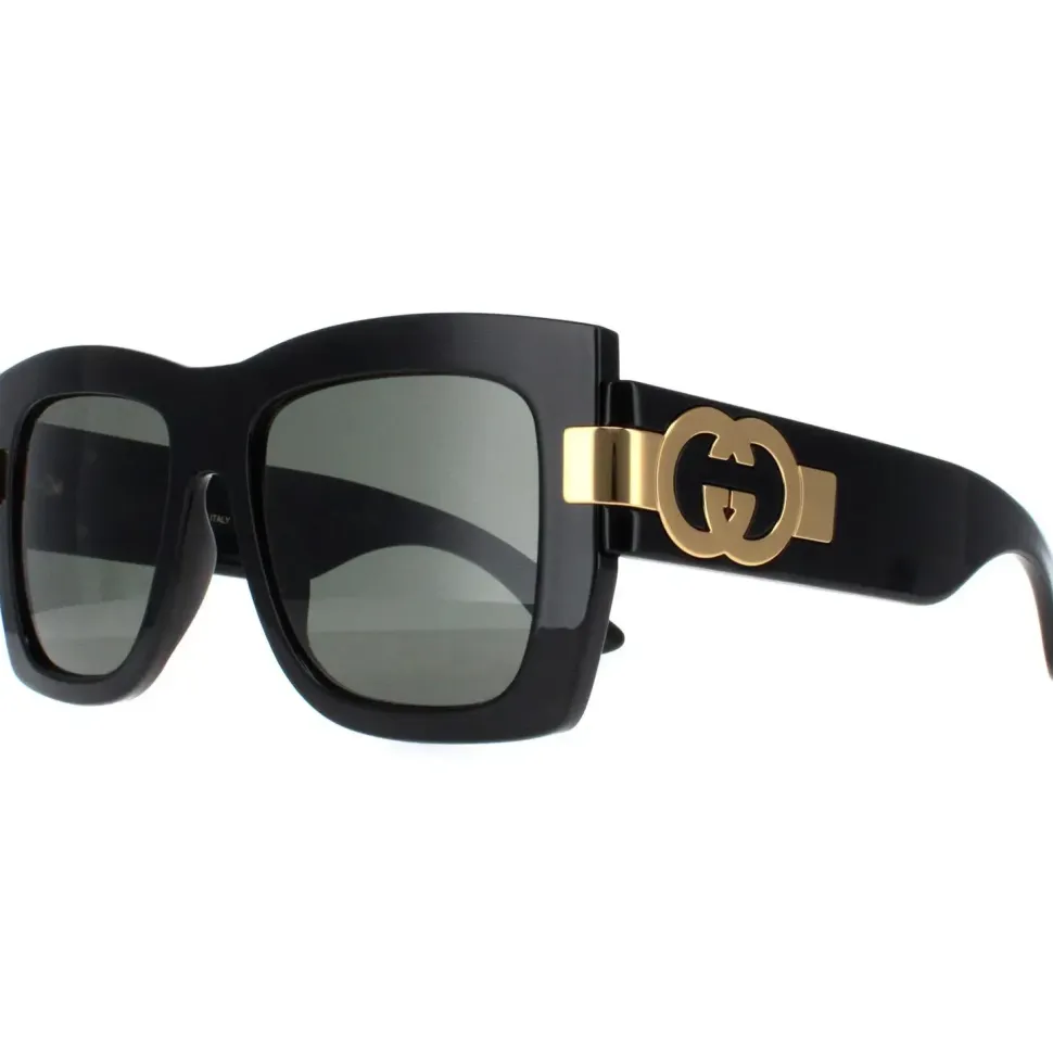Square Black with Gold Grey GG1688S
