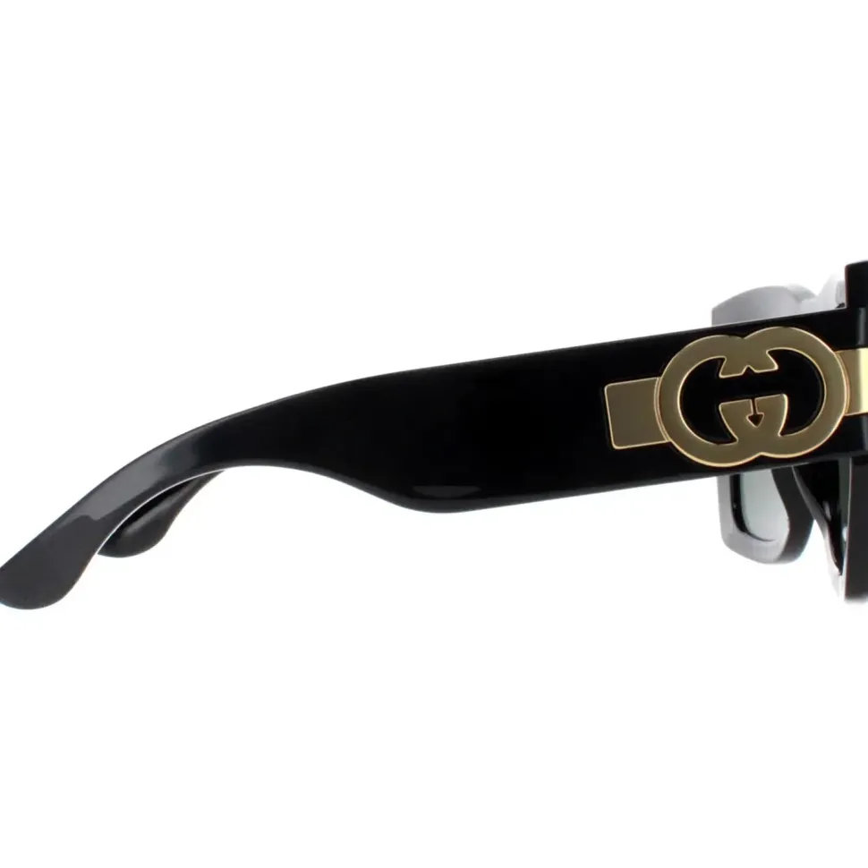 Square Black with Gold Grey GG1688S