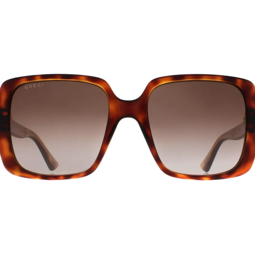Square Dark Havana Brown Gradient GG0632S