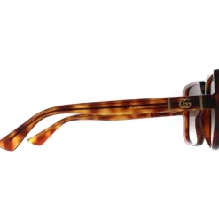 Square Dark Havana Brown Gradient GG0632S