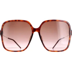 Square Dark Havana Brown Gradient GG1267S