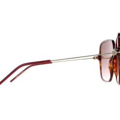 Square Dark Havana Brown Gradient GG1267S