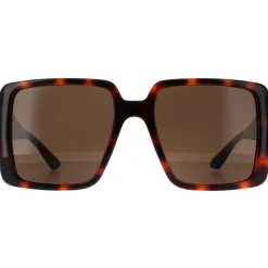 Square Dark Havana with Gold Dark Brown GG1692S