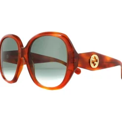 Square Havana Blue Gradient Sunglasses