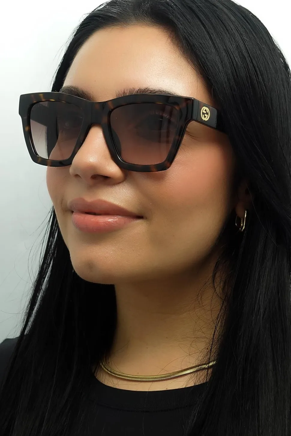 Square Havana Brown Gradient GG1714S