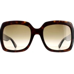 Square Havana Glitter Blue and Red Brown Gradient GG0036SN