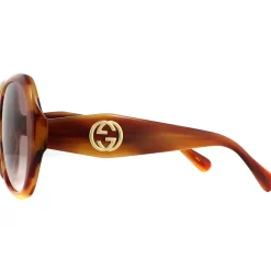 Square Havana Red Gradient Sunglasses
