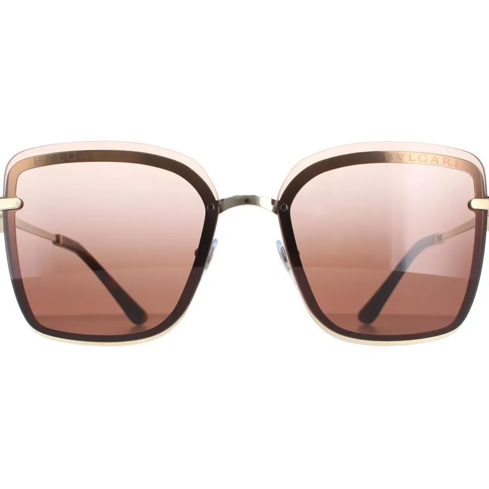Square Pale Gold Brown Gradient BV6151B