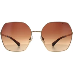 Square Shiny Gold Brown Gradient RA4138