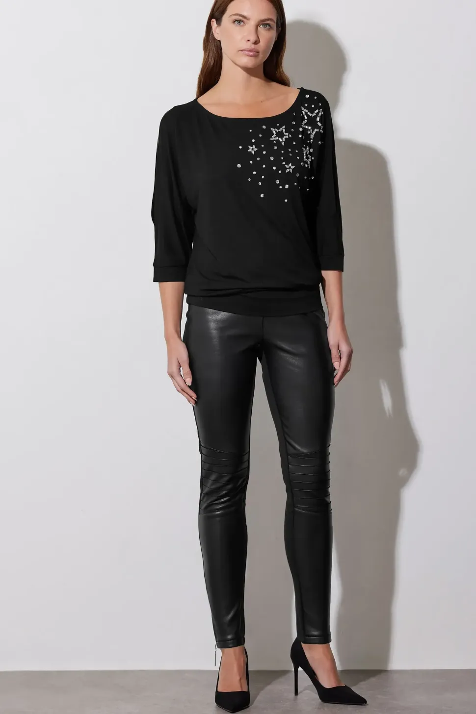 Star Diamante Embellished Top