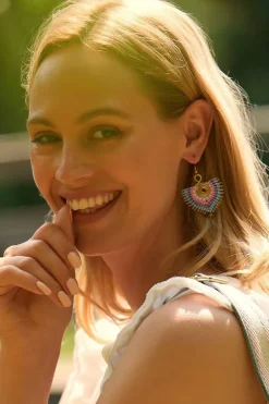 Statement Earrings in Pastels
