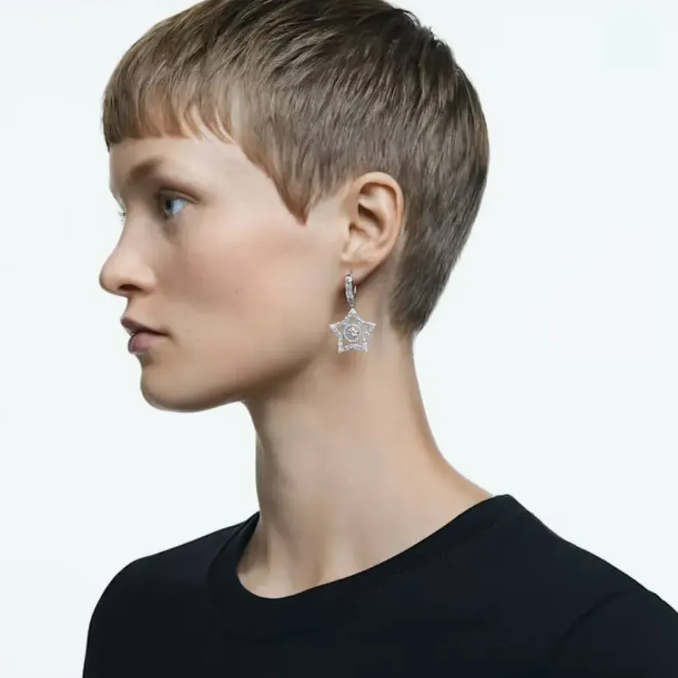 Stella Crystal Star Dropper Earrings 5617767