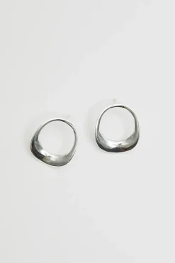 Sterling Silver 925 Open Polished Earrings