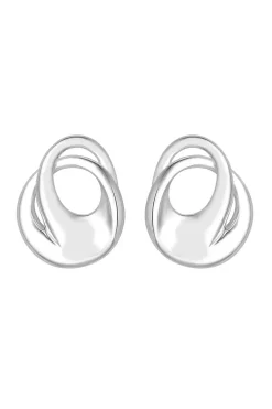 Sterling Silver 925 Organic Twisted Earrings