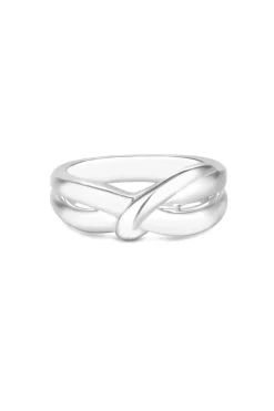 Sterling Silver 925 Polished Knotted Ring
