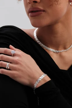 Sterling Silver 925 Polished Knotted Ring