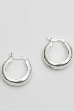 Sterling Silver 925 Polished Small Hoop Earrings