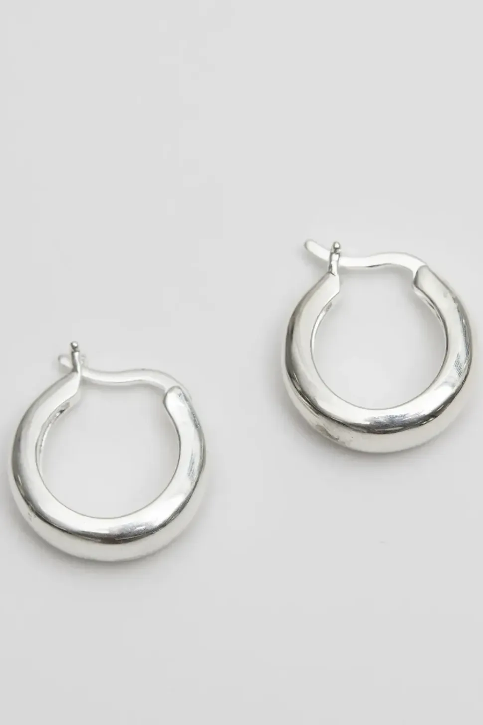 Sterling Silver 925 Polished Small Hoop Earrings