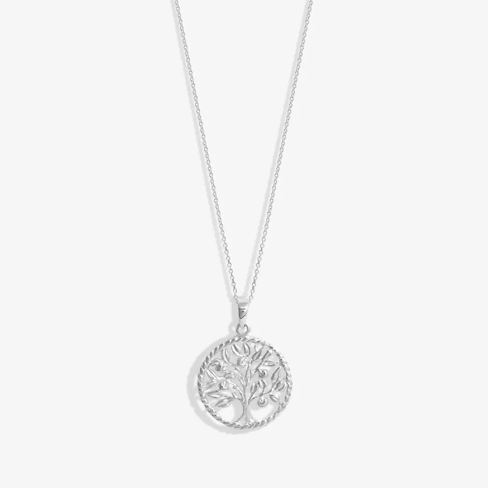 Sterling Silver 925 Tree Of Love Pendant