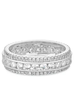 Sterling Silver 925 with Cubic Zirconia Band Ring