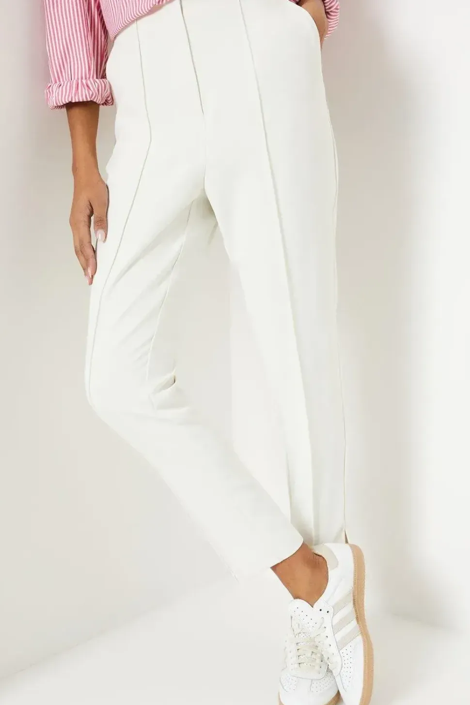 Stitch Detail Tapered Trouser