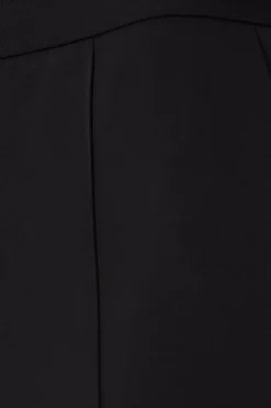 Stitch Detail Wide Leg Trousers