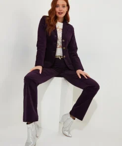 Stitch Moleskin Velvet Jacket