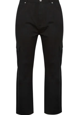 Straight Leg Cargo Jeans
