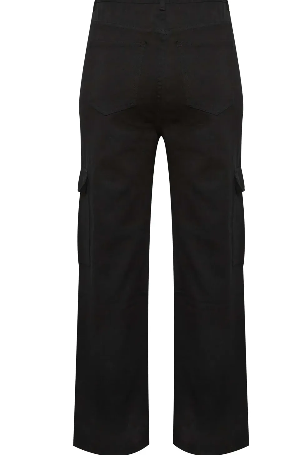 Straight Leg Cargo Jeans