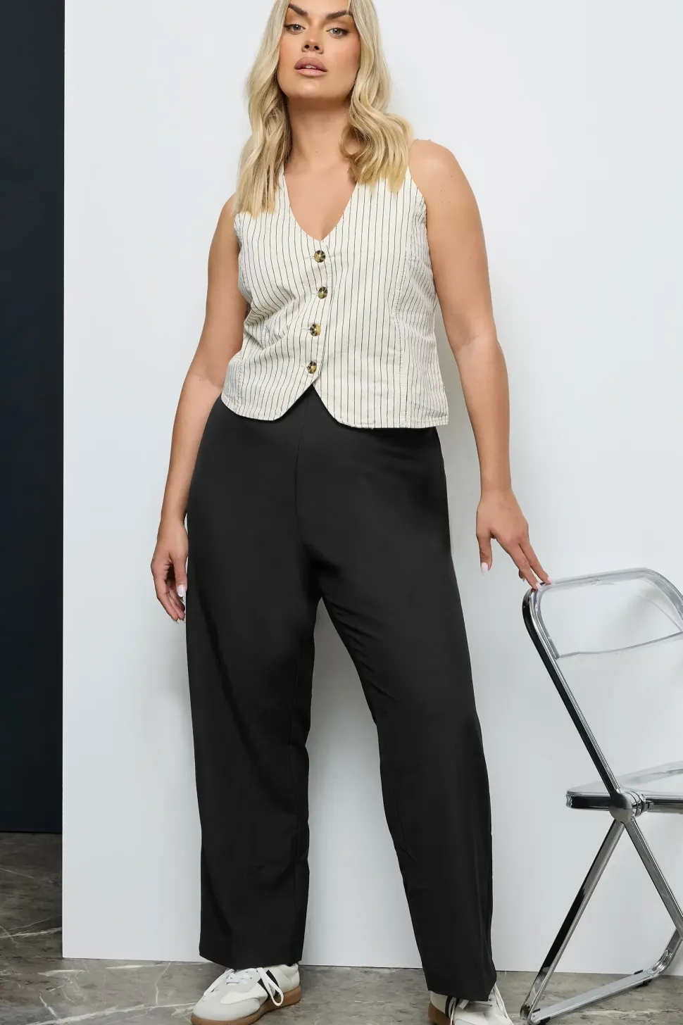 Straight Leg Trousers