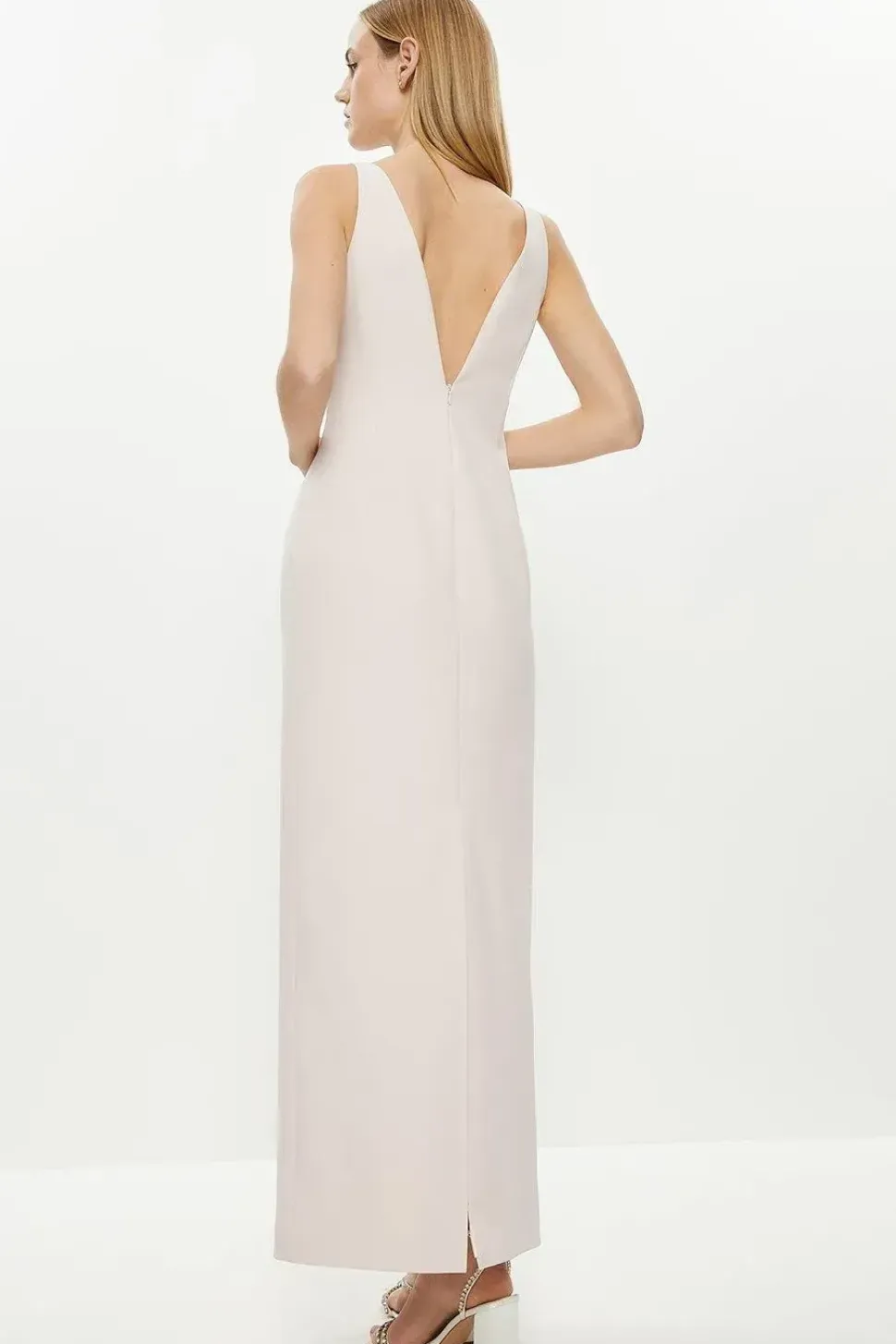 Strappy Slim Column Dress