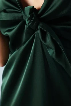 Strappy Tie Detail Bridesmaids Dress