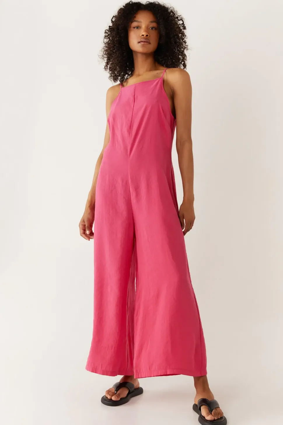 Strappy Wide Leg Jumpsuit