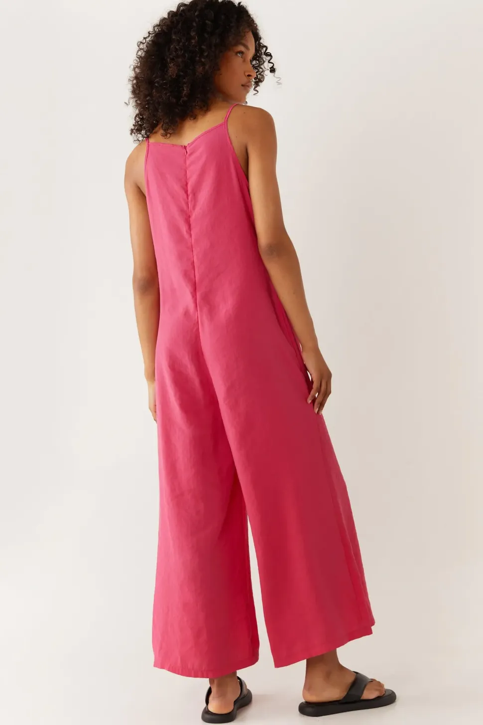 Strappy Wide Leg Jumpsuit