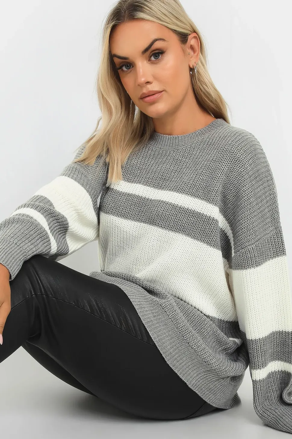 Striped Knit Jumper