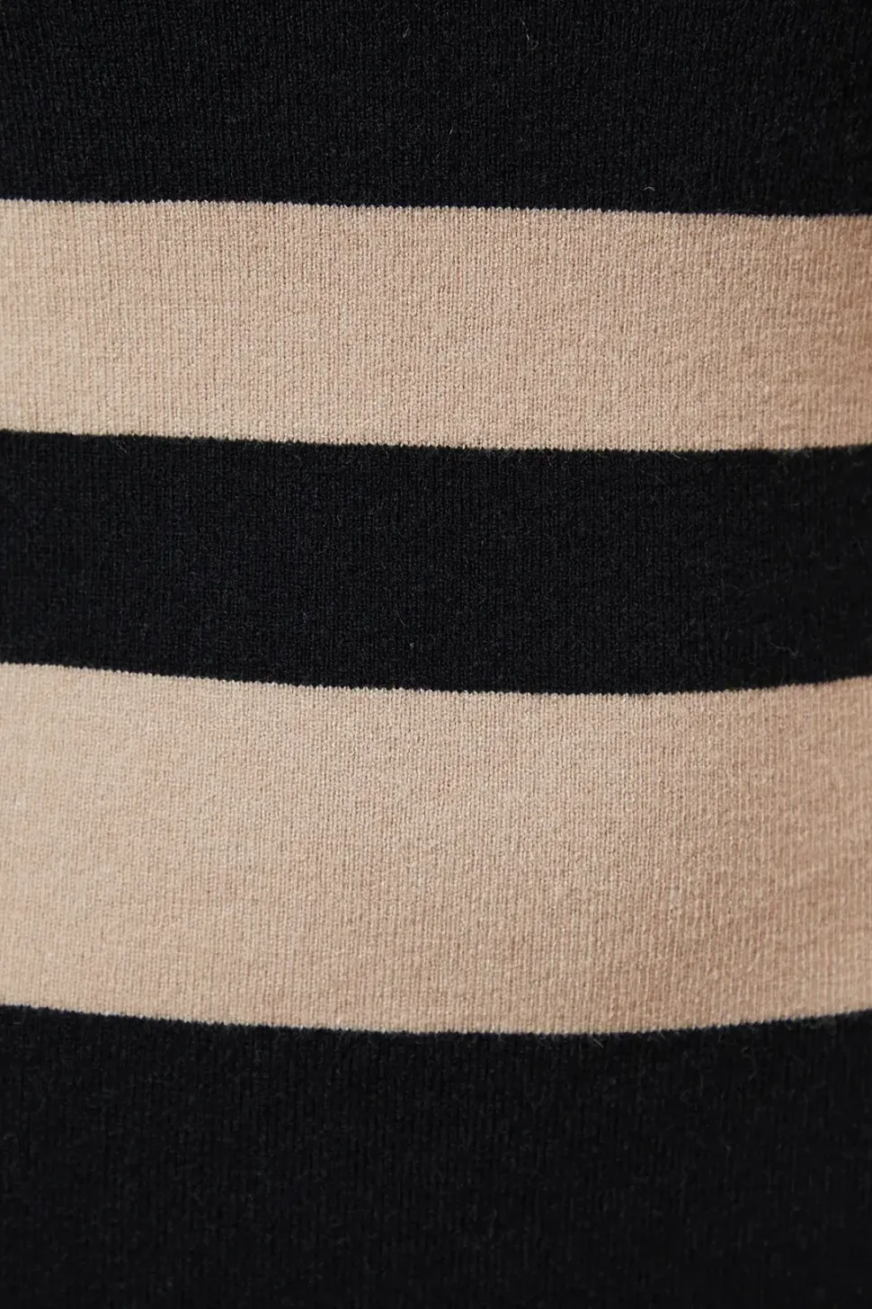 Striped Knitted Midi Dress
