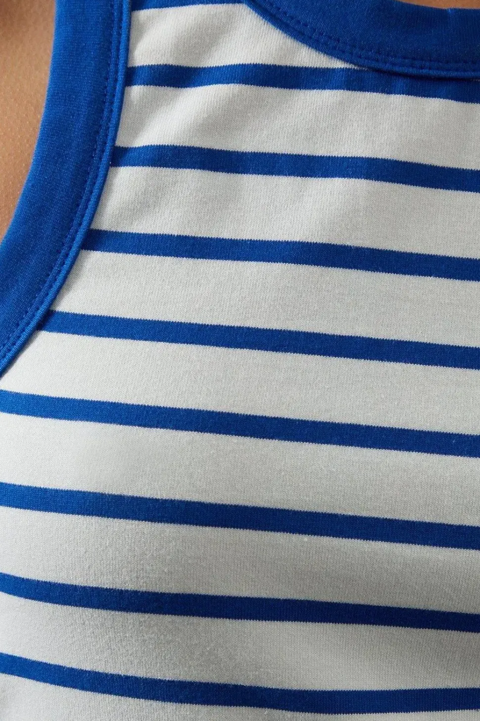 Stripe Jersey Racer Vest