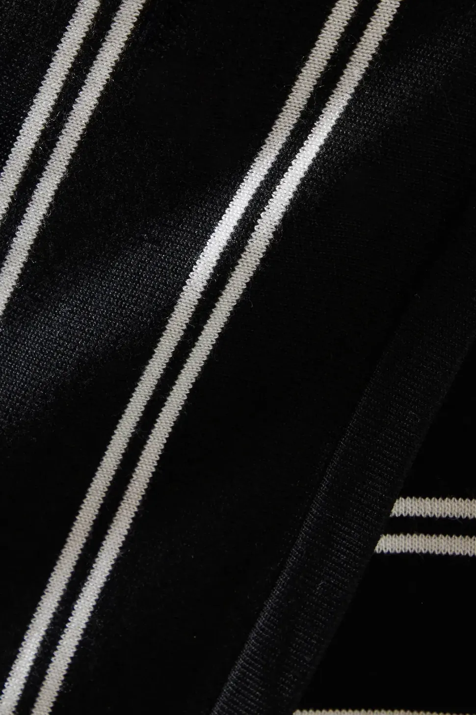 Stripe Knitted Wrap Skirt Co Ord