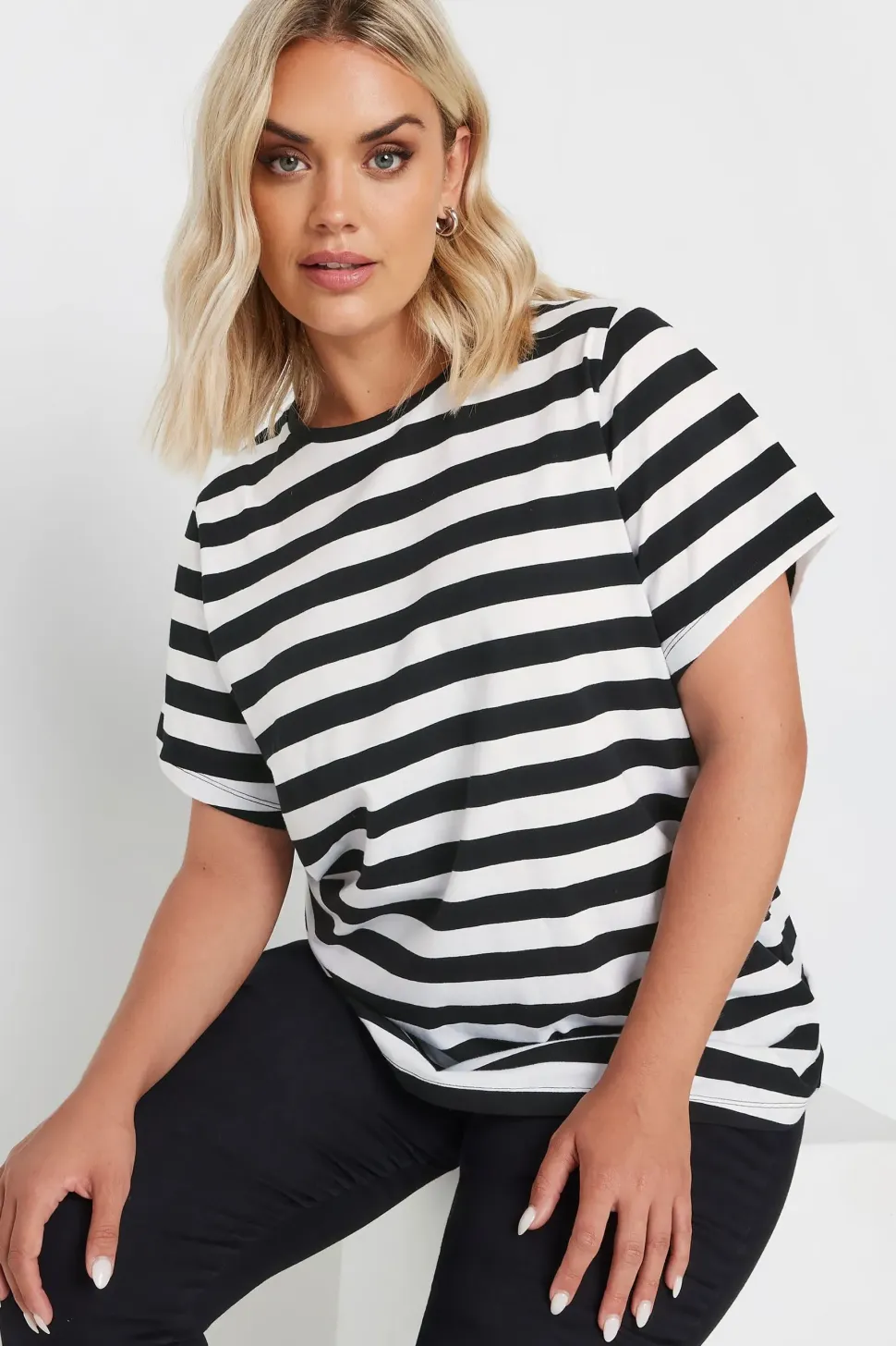 Stripe Print T-Shirt