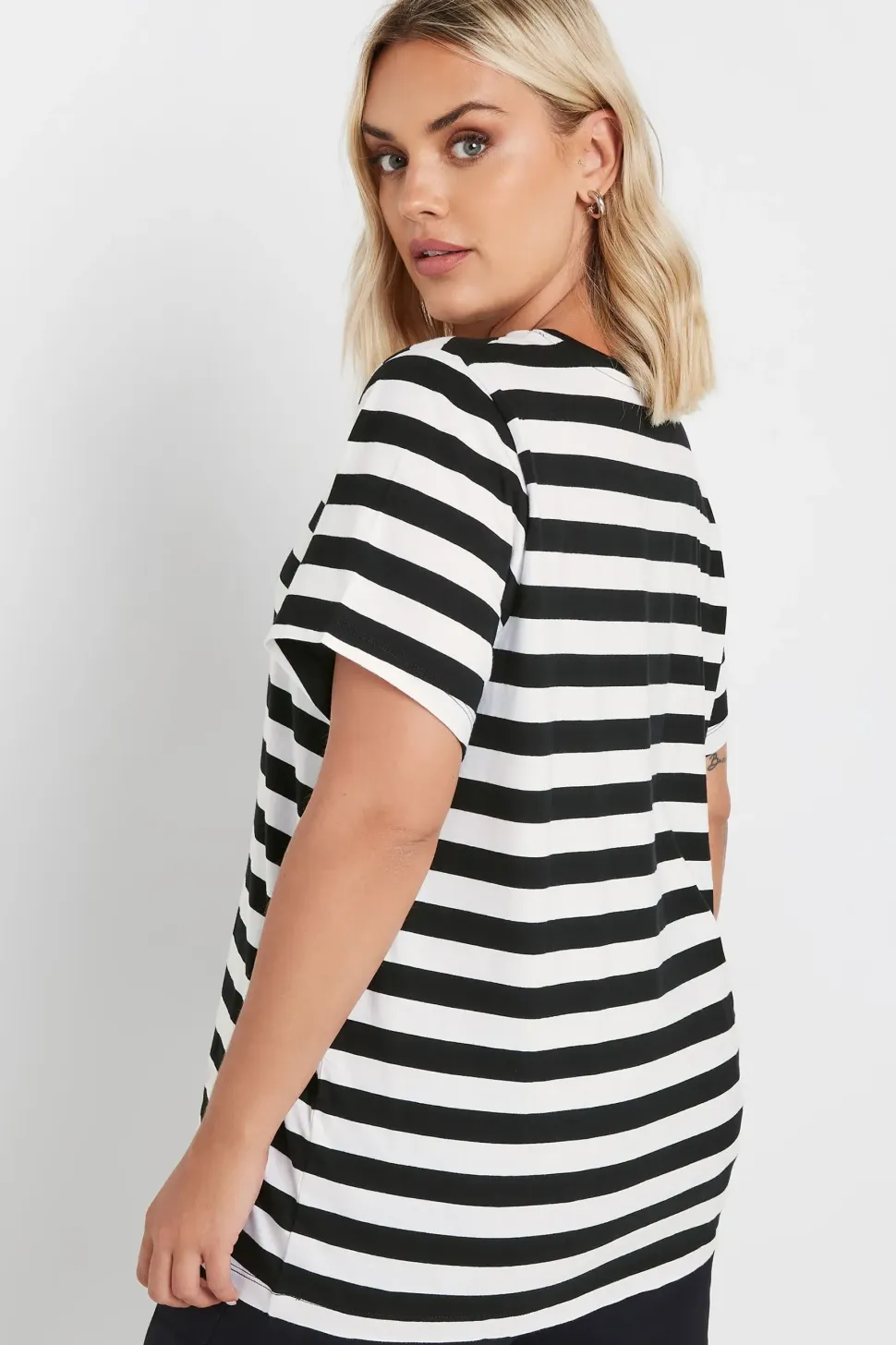 Stripe Print T-Shirt