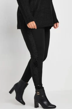 Stripe Sequin Leggings