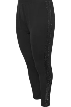 Stripe Sequin Leggings