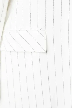 Stripe Single Breasted Blazer