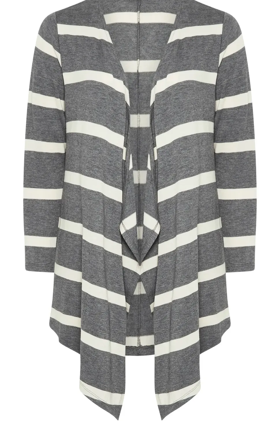 Stripe Waterfall Cardigan