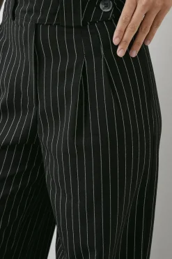 Stripe Wide Leg Trouser